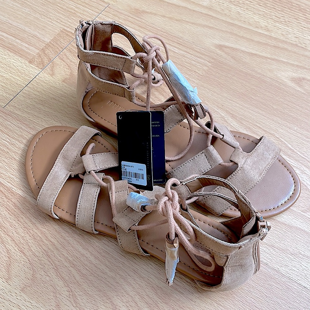 Brand New: Gladiator Sandals, Size 5.5, New, Never Worn